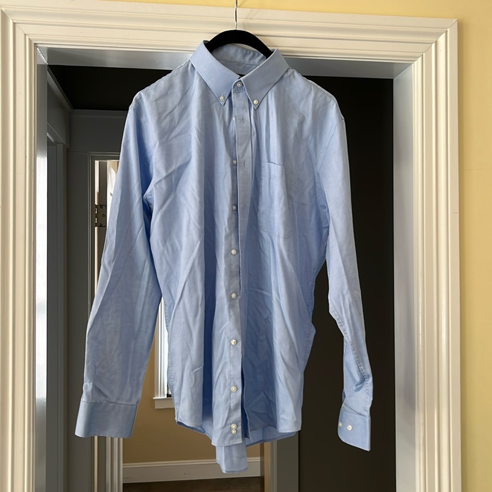 Nordstrom, non-iron, slim fit button down